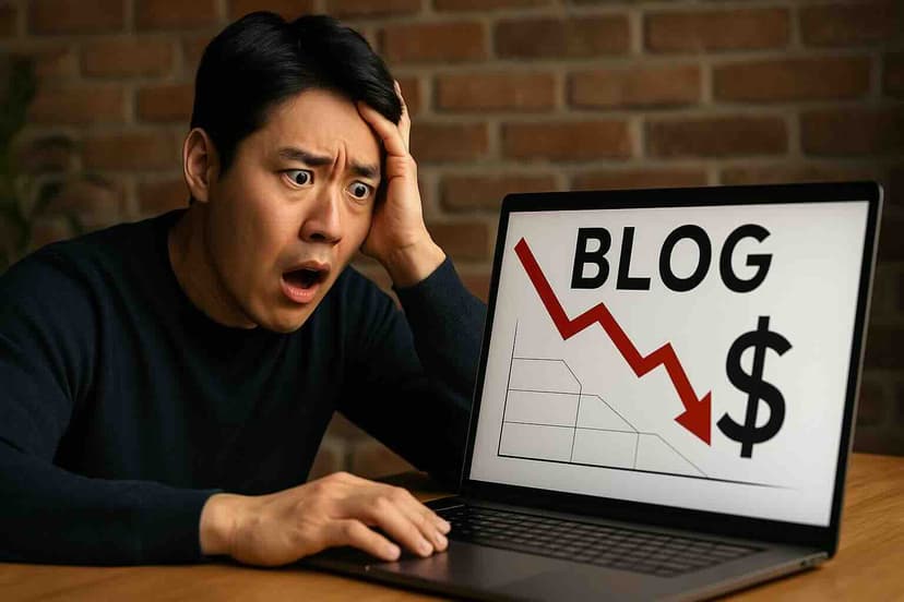블로그 수익 점검: 체류시간 1분도 안된다면? CPC 낮은 이유